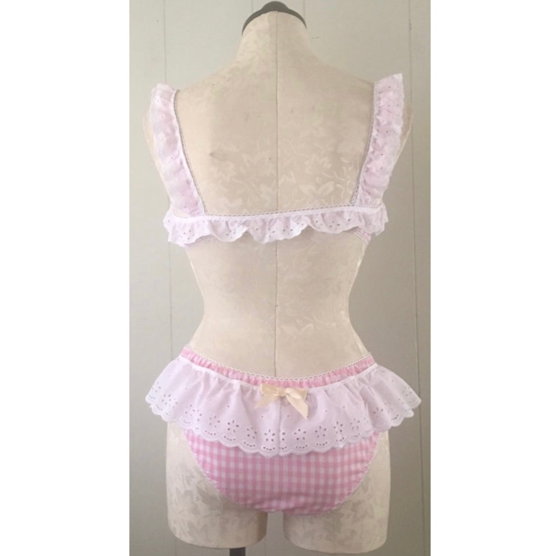 The Farmer’s Daughter Set in Pink Gingham