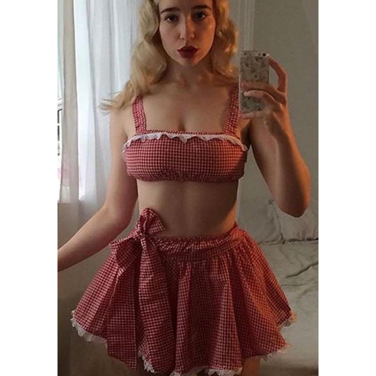 The Darla Set in Red Gingham