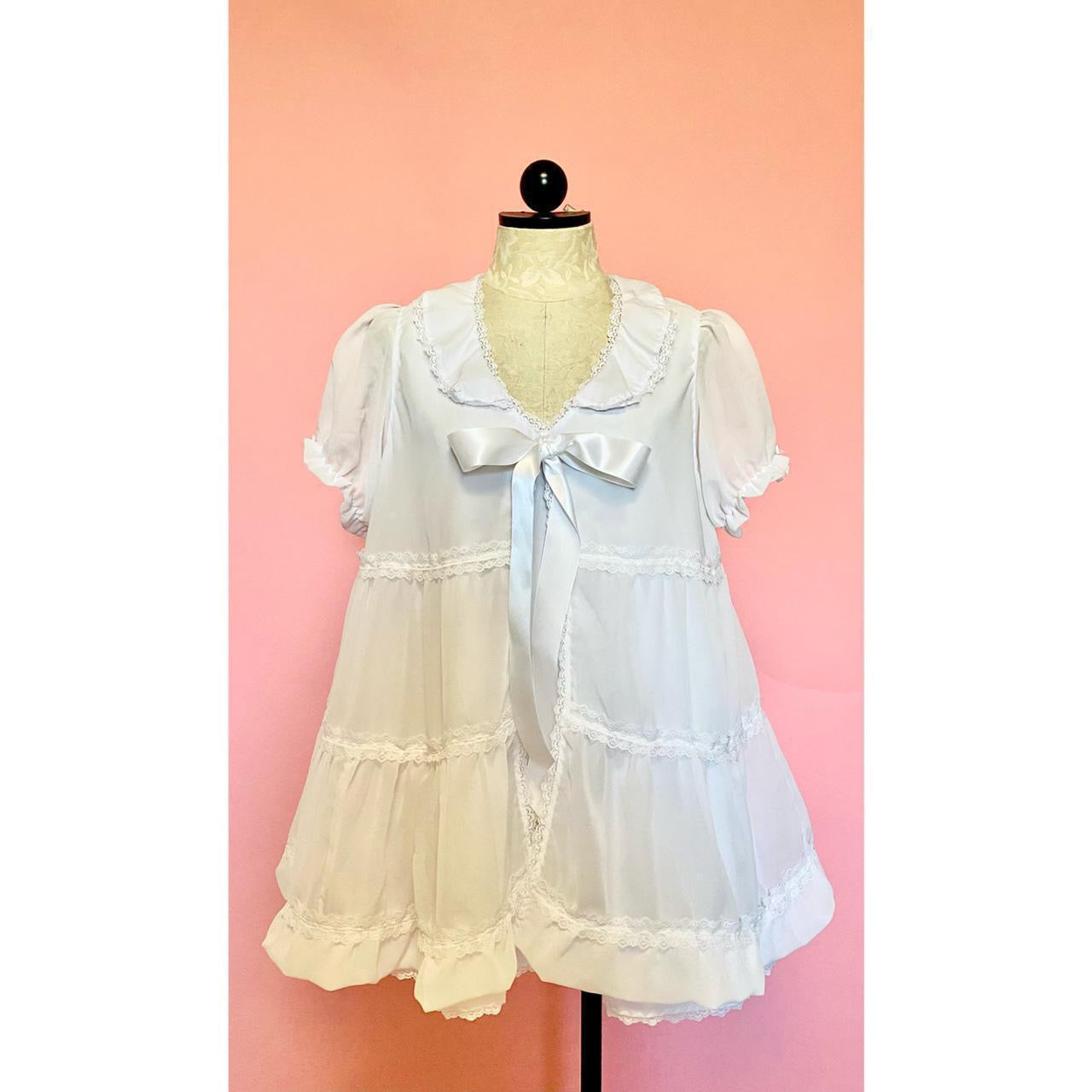 The Lexi Babydoll in White – Malicious Designs