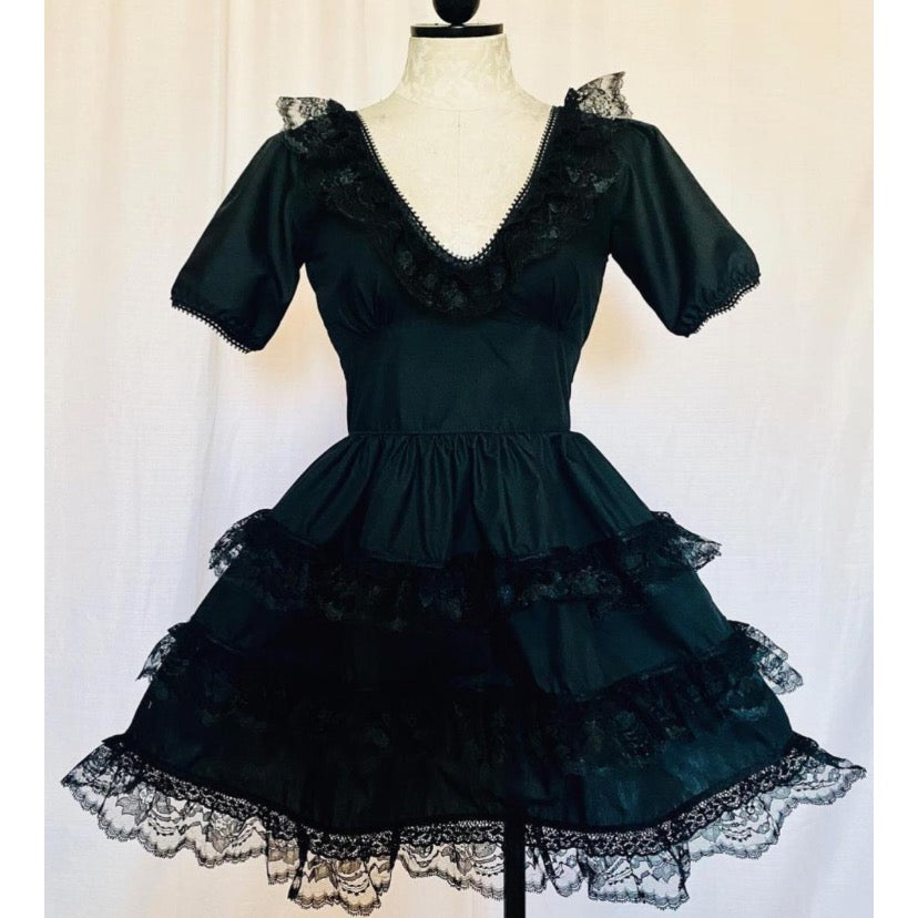 black cupcake dress Cupcake Dress & Bolero in Black - 1X