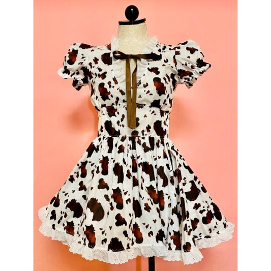 The Carrie Dress in Cow