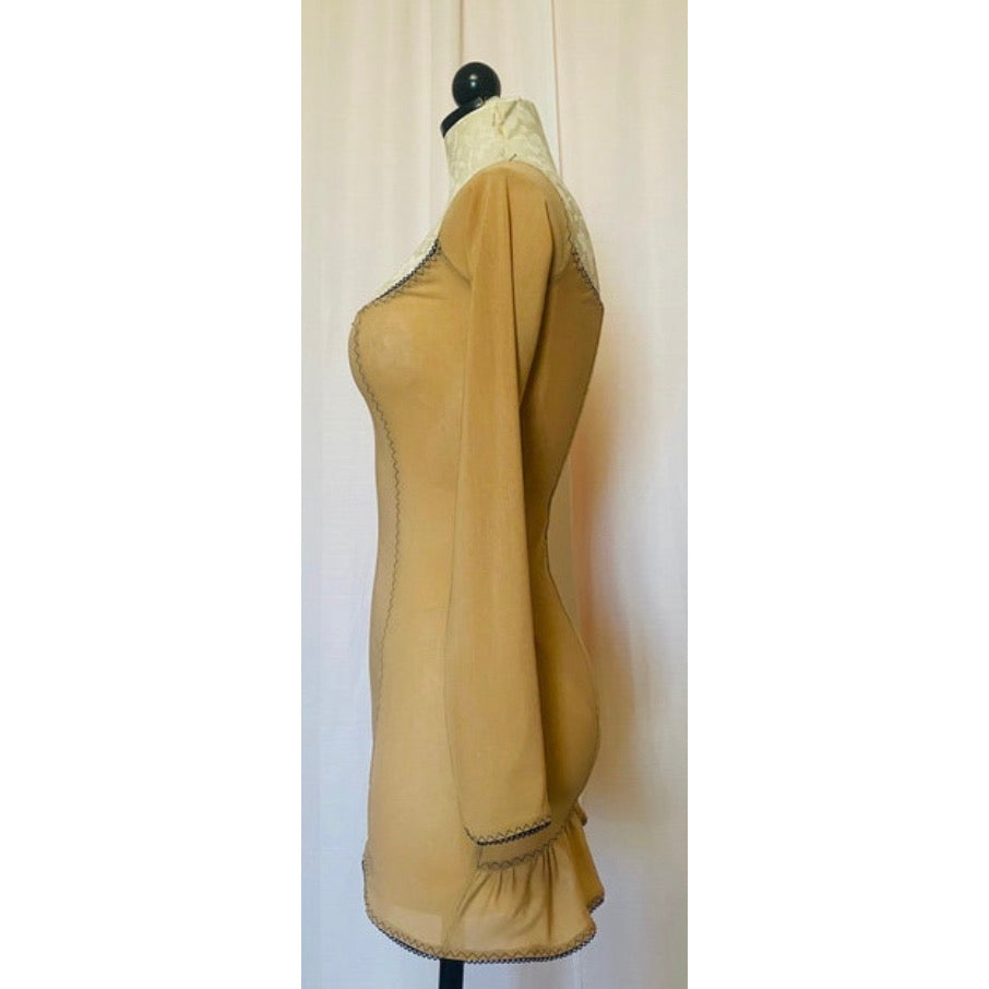 The Donna Dress in Tan