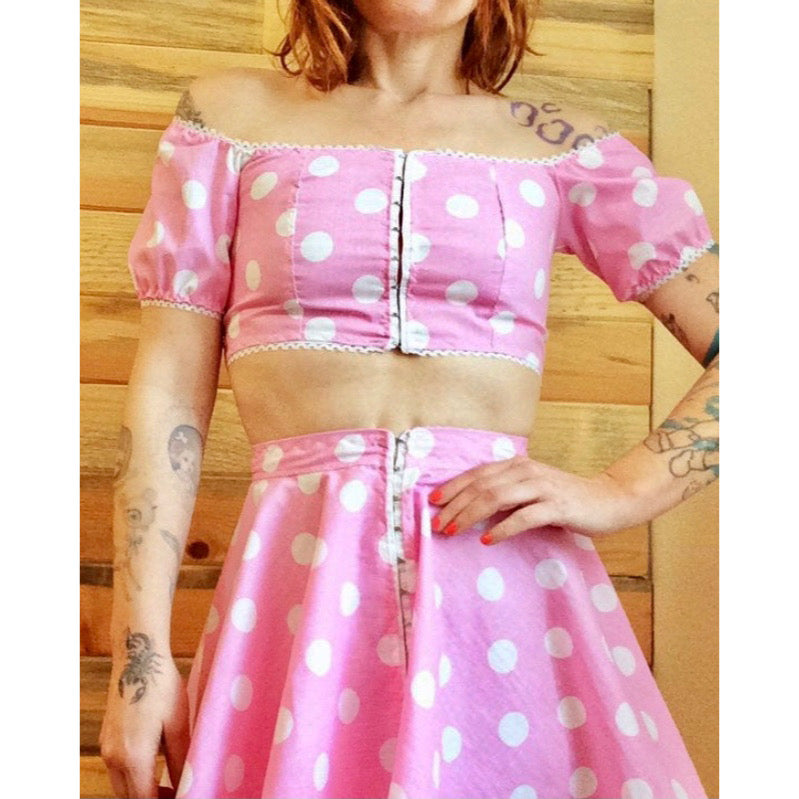 The Dottie Set in Pink