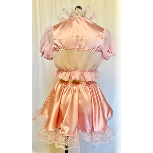 The Antoinette Tie Set in Baby Pink