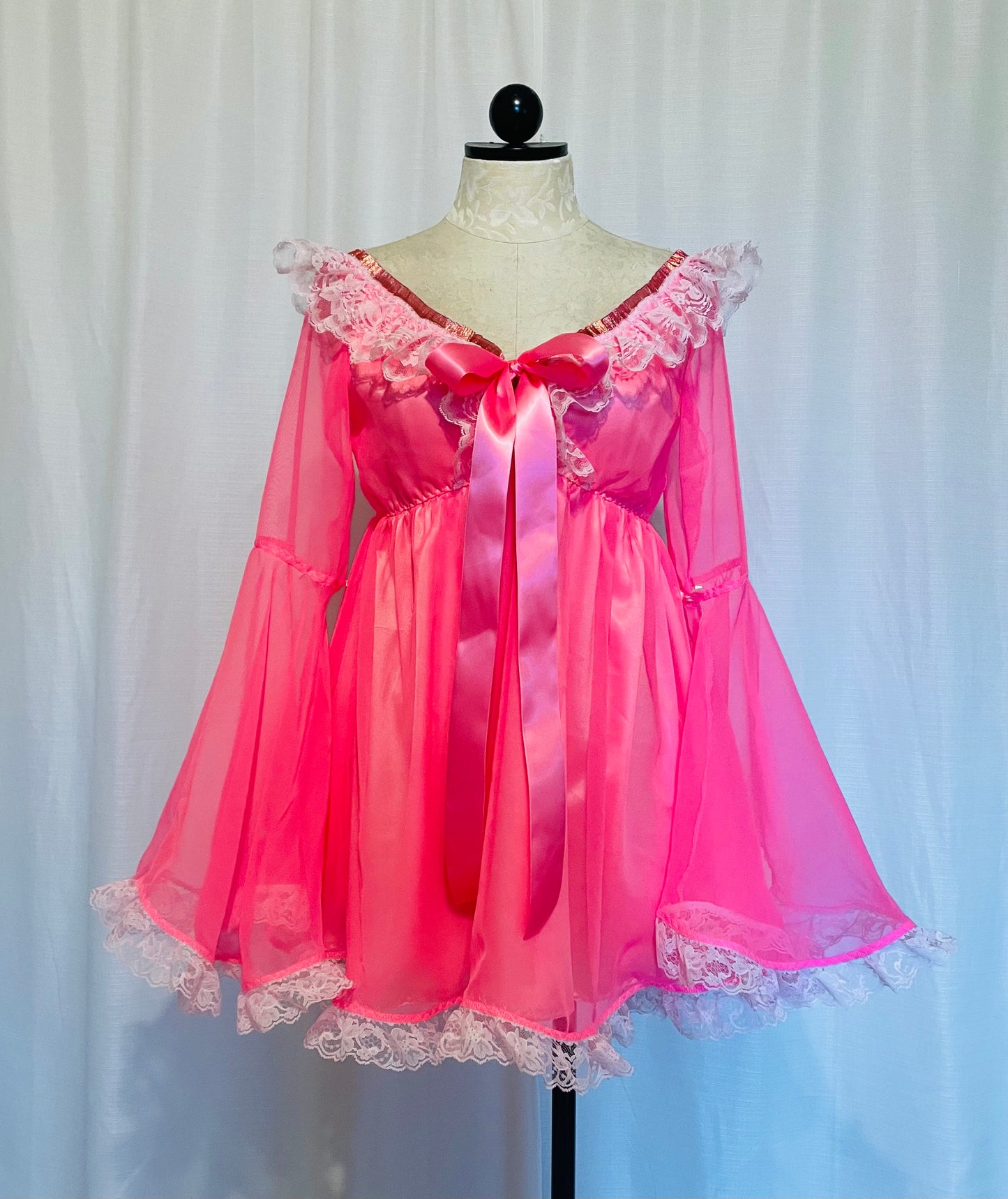 The Penny Dress Lined Hot Pink
