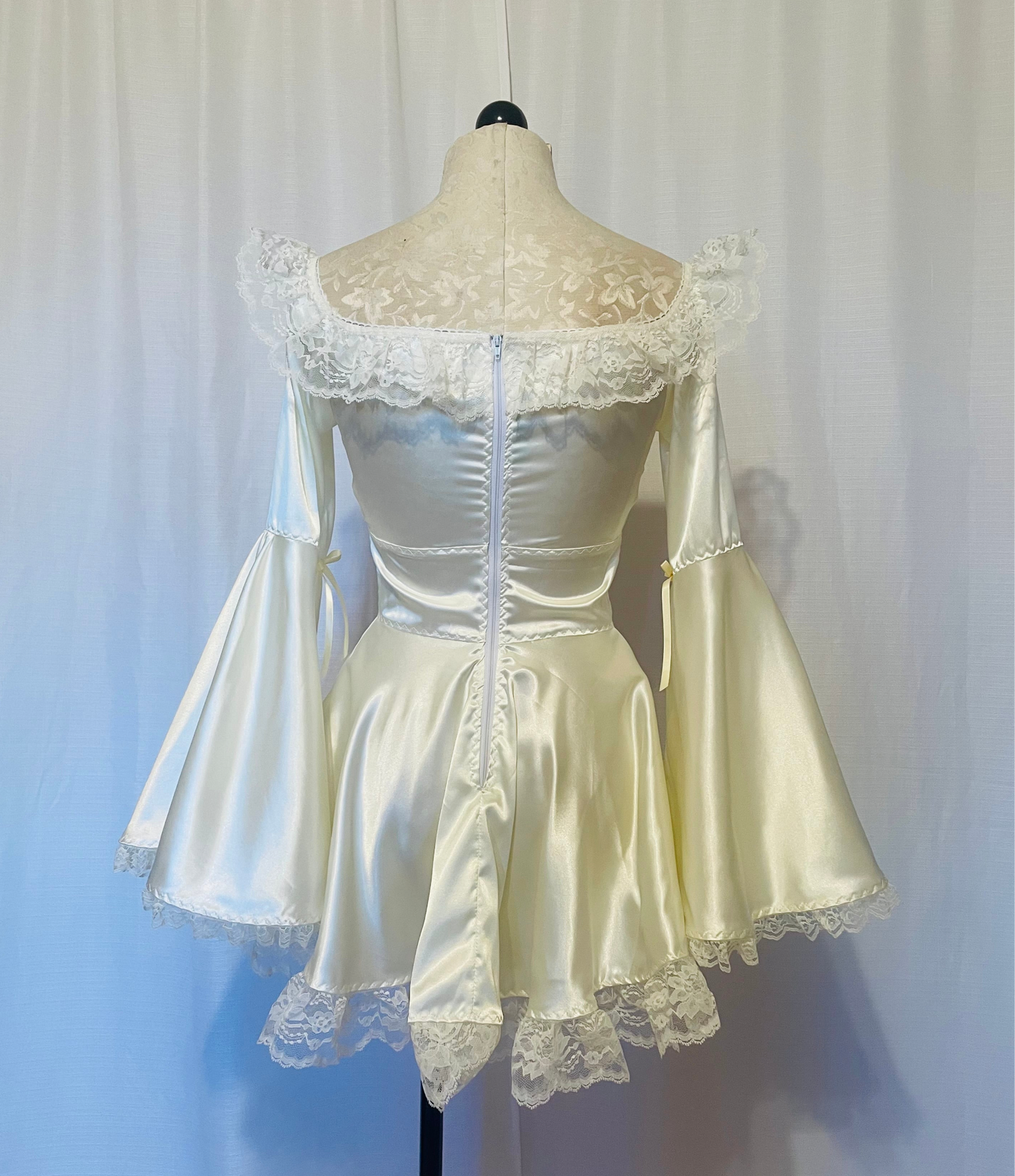 The Deidre Dress in Cream