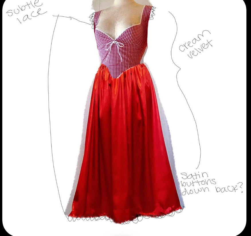 Custom Gown for Lena Claypool