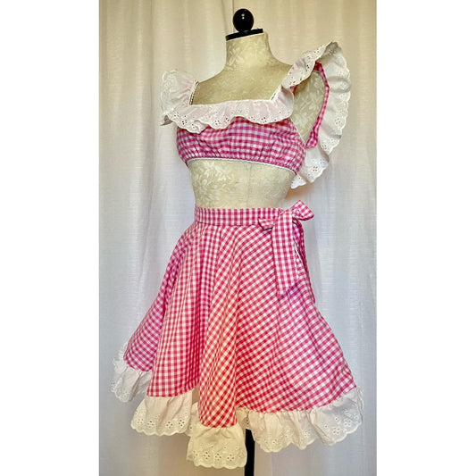 The Dolly Set in Pink Gingham