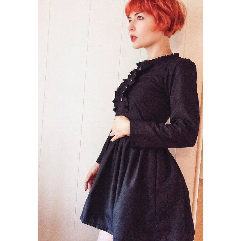 The Monique Dress in Black
