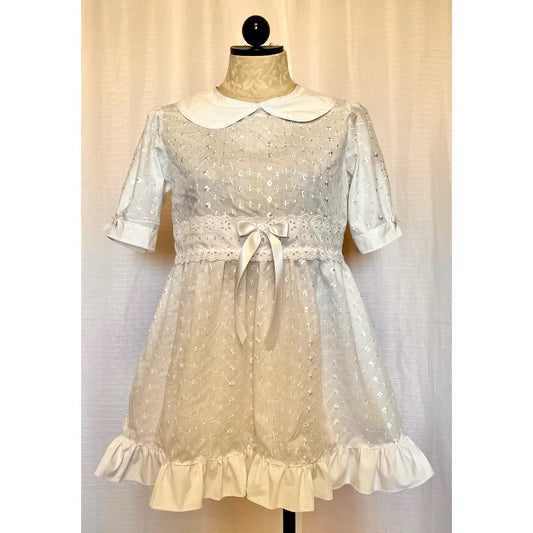 Baby Jane Babydoll in White Eyelet