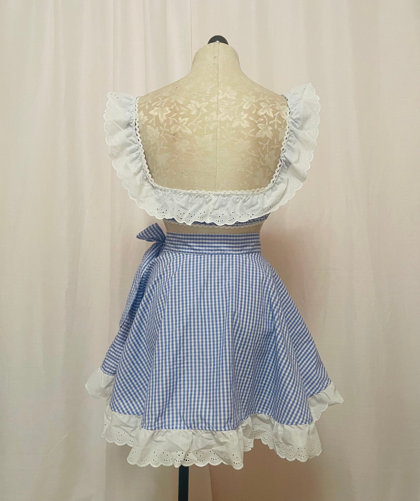 The Dolly Set in Blue Gingham