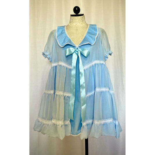 The Lexi Babydoll in Blue