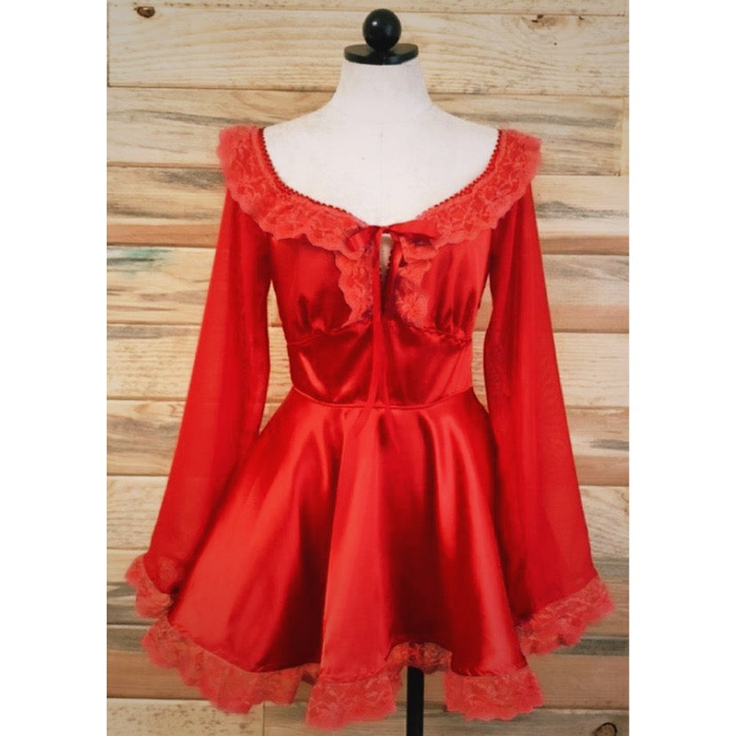 Penelope Dress in Red