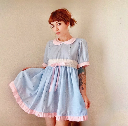 The Baby Jane Babydoll in Blue