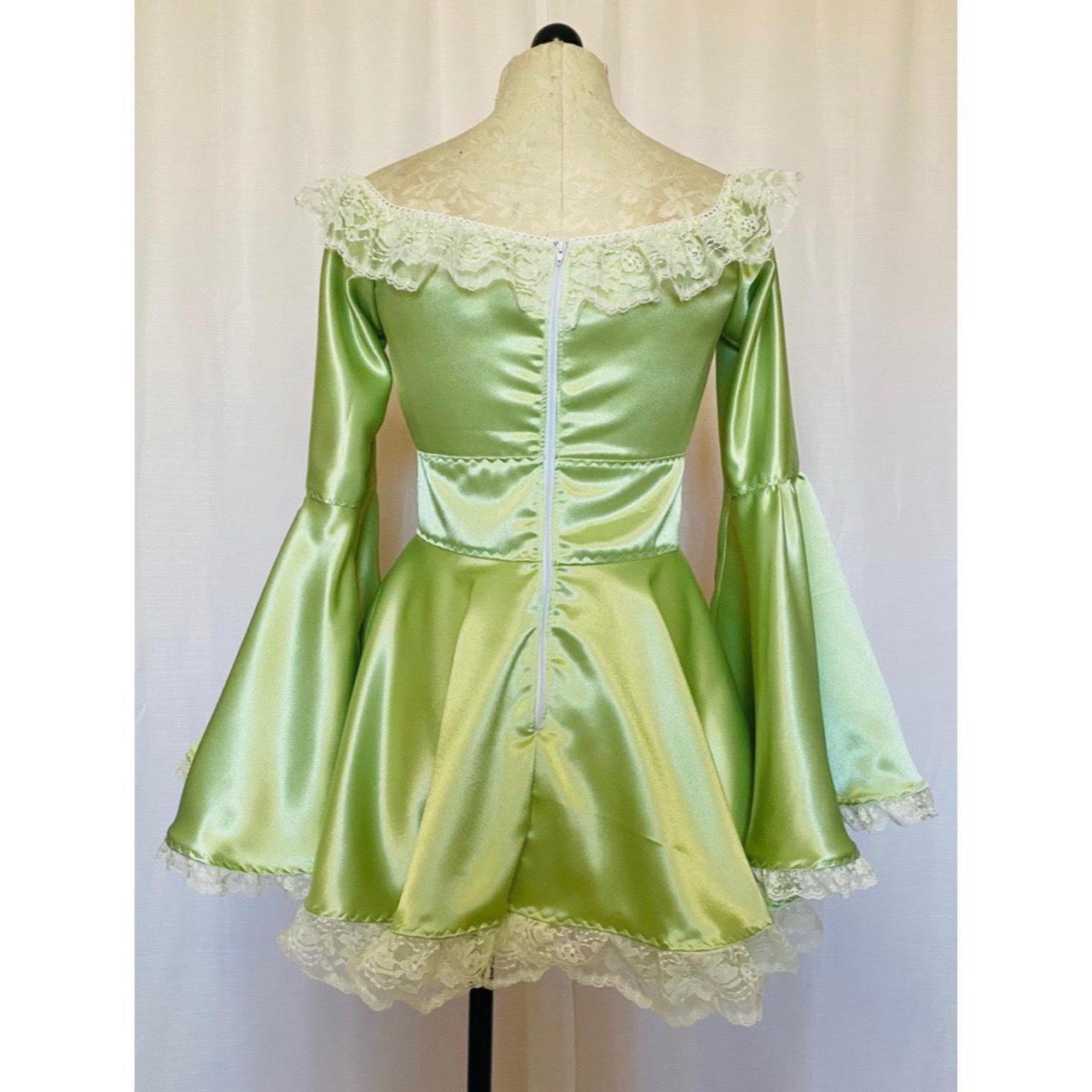 The Deidre Dress in Apple Green
