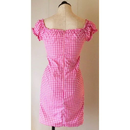 The Alex Dress in Pink Gingham