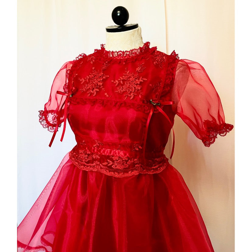 The Jocelyn Dress in Red