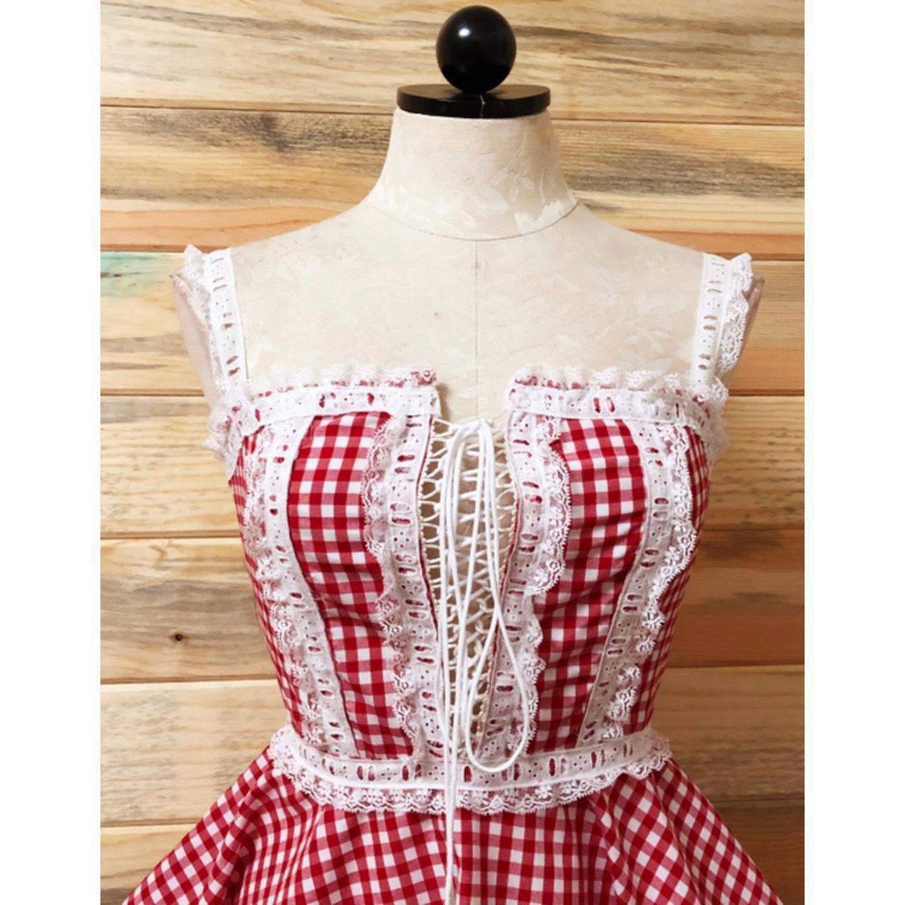 The Danni Dress in Red Gingham