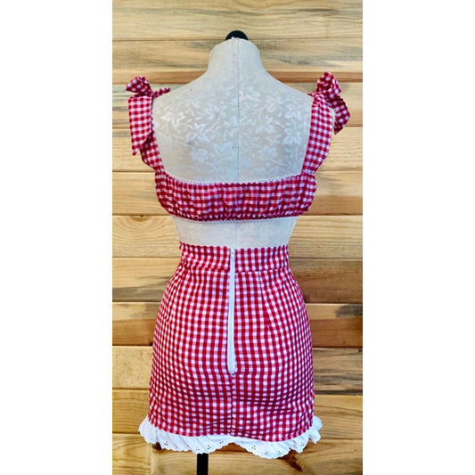 The Addy Set in Red Gingham