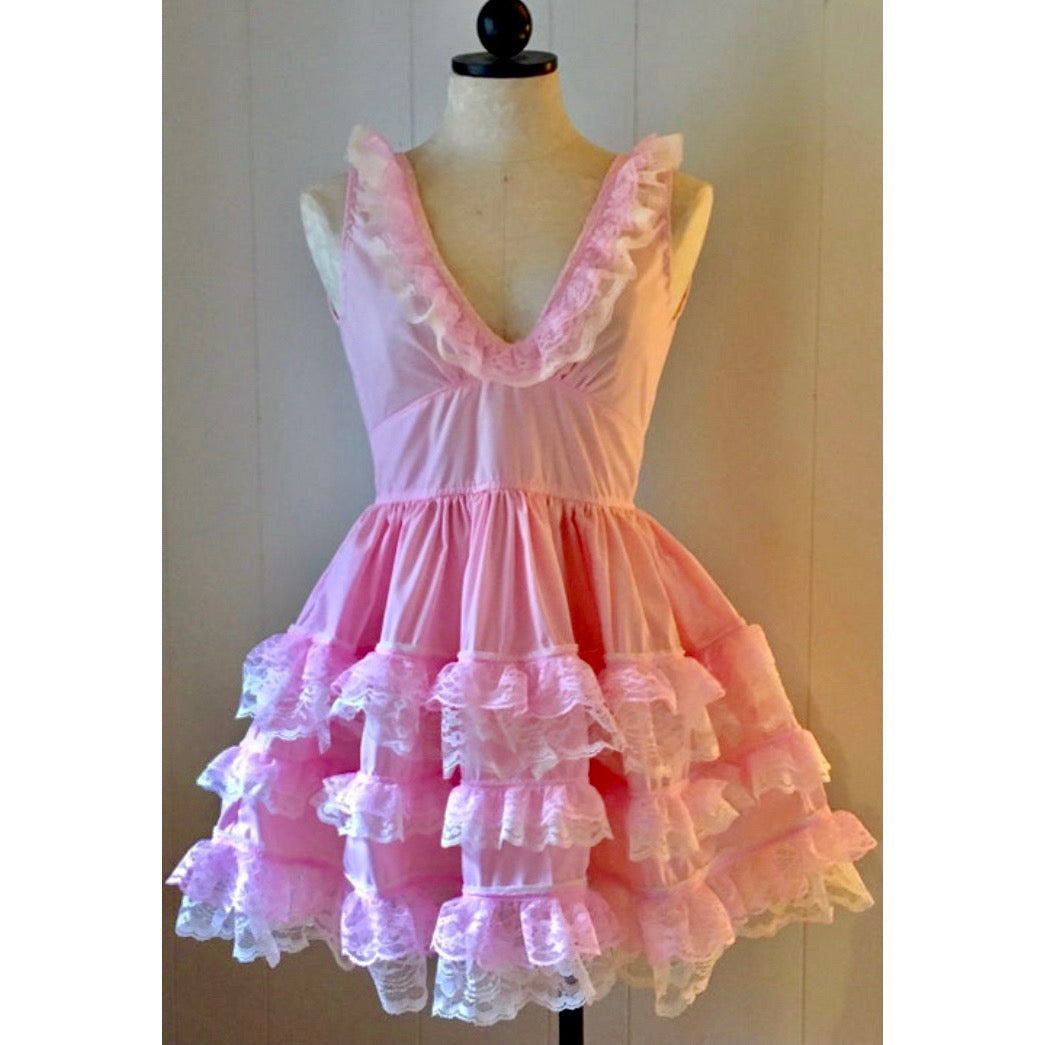 The Sleeveless Cupcake Dress in Pink