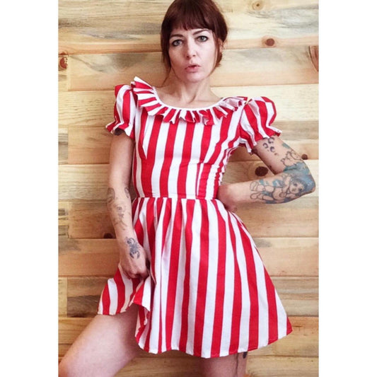 The Square Dance Dress in Red and White