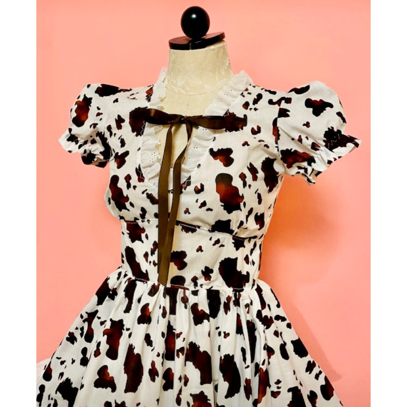 The Carrie Dress in Cow