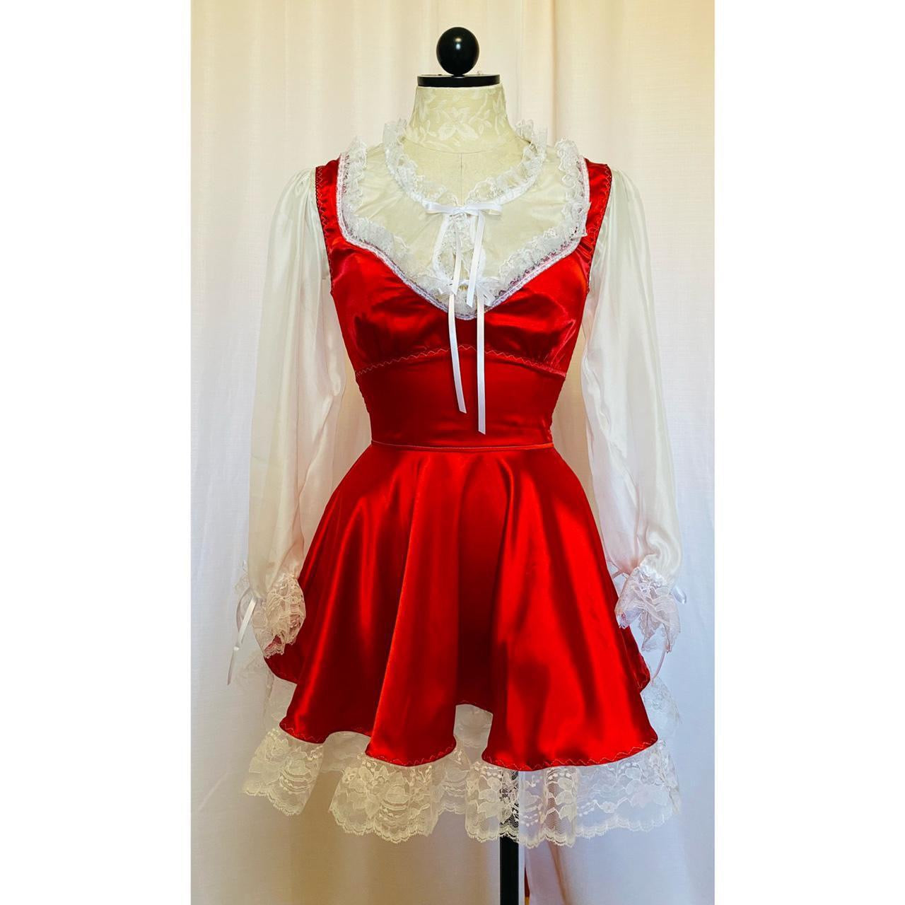 The Siouxsie Dress in Red