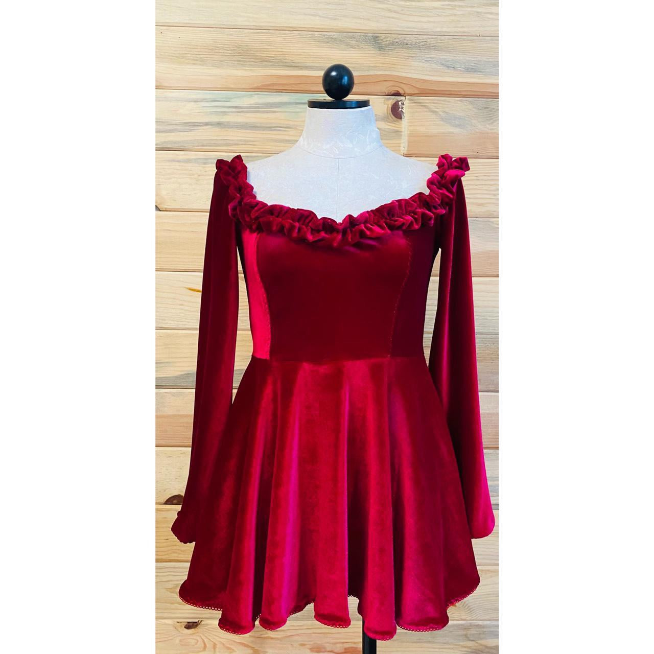 The Maggie Dress in Red