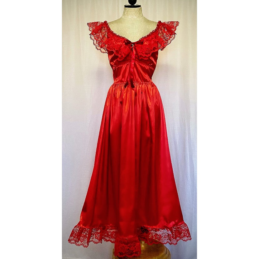The Kathryn Maxi Dress in Red