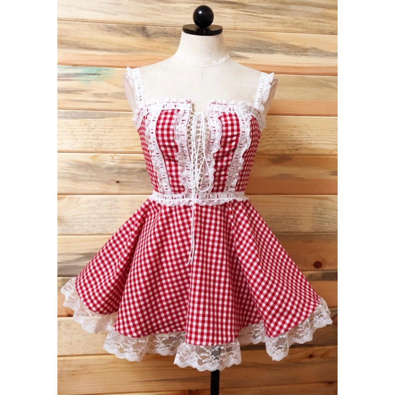The Danni Dress in Red Gingham